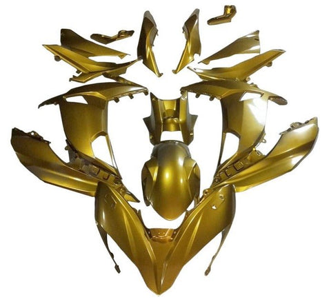 Kawasaki Ninja 650R Fairings (2017-2019) Gold at KingsMotorcycleFairings.com