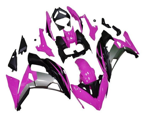 Kawasaki Ninja 650R Fairings (2017-2019) Pink, Black, Gray at KingsMotorcycleFairings.com