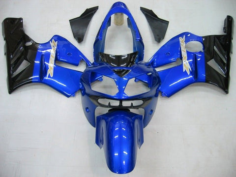 Kawasaki Ninja ZX12R (2002-2006) Blue, Black, Gold Fairings at KingsMotorcycleFairings.com
