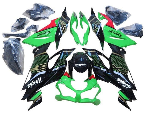 Kawasaki Ninja ZX6R 636 Fairings (2019-2023) GREEN, BLACK, GOLD, RED at KingsMotorcycleFairings.com