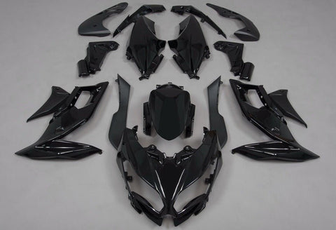 Kawasaki Versys 650 Fairings (2015-2021) Black at KingsMotorcycleFairings.com