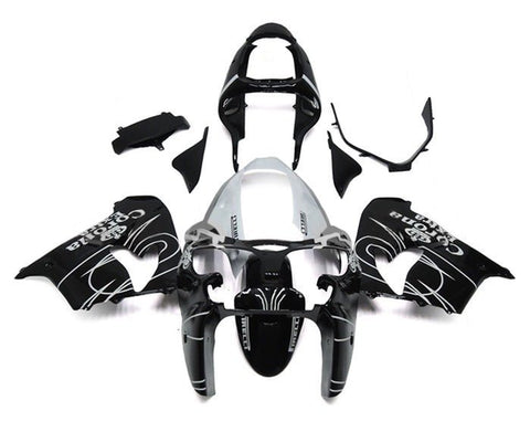 Kawasaki ZX-9R Fairings (2002-2003) Black, White, Corona at KingsMotorcycleFairings.com