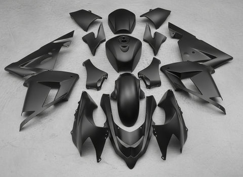 Kawasaki ZX10R Fairings (2004-2005) Matte Black at KingsMotorcycleFairings.com