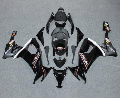 Kawasaki ZX10R Fairings (2008-2010) Black, Red, White, Hayate at KingsMotorcycleFairings.com