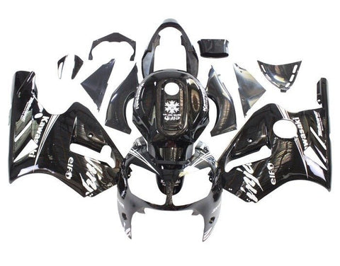 Kawasaki ZX12R Fairings (2000-2001) Black, White, Elf at KingsMotorcycleFairings.com