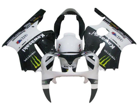 Kawasaki ZX12R Fairings (2000-2001) White, Black, Monster at KingsMotorcycleFairings.com