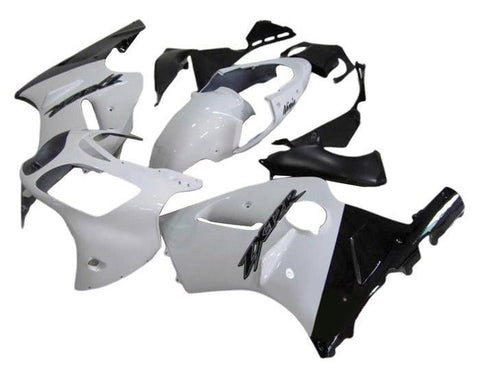 Kawasaki ZX12R Fairings (2002-2006) White, Black at KingsMotorcycleFairings.com