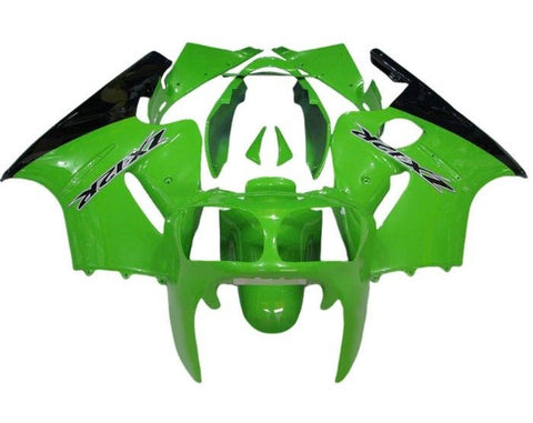 Kawasaki ZX12R Ninja Fairings (2000-2001) Green, Black at KingsMotorcycleFairings.com