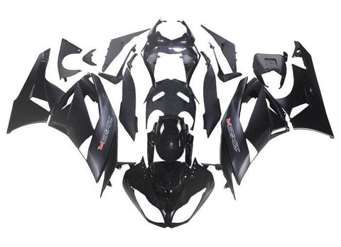 Kawasaki ZX6R 636 Fairings (2009-2012) Black Gloss, Matte Black at KingsMotorcycleFairings.com