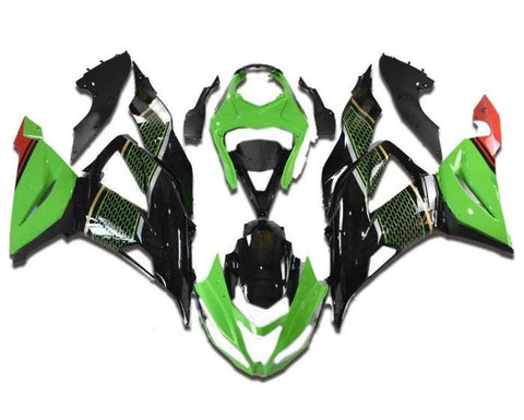 Kawasaki ZX6R 636 Fairings (2013-2018) Black, Green, Gold, Red at KingsMotorcycleFairings.com