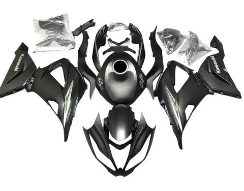 Kawasaki ZX6R 636 Fairings (2013-2018) Matte Black, Gray, White, Green at KingsMotorcycleFairings.com