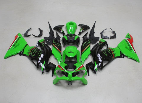 Kawasaki ZX6R 636 Fairings (2019-2023) Green, Black, Red, White at KingsMotorcycleFairings.com