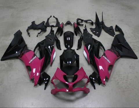 Kawasaki ZX6R 636 Fairings (2019-2023) Pink, Black, White at KingsMotorcycleFairings.com