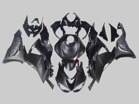 Kawasaki ZX6R Fairings (2024-2025) Matte Black at KingsMotorcycleFairings.com