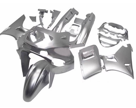 Kawasaki ZZR400 Fairings (1993-2007) Silver at KingsMotorcycleFairings.com