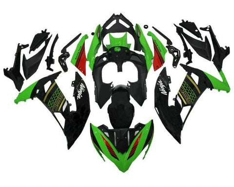 Kawasaki Ninja 650 Fairing Kit (2020-2025) Green, Black, Gold, Red at KingsMotorcycleFairings.com