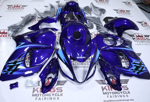 Suzuki GSX1300R Hayabusa Fairings (2008-2020) Navy Blue, Light Blue, Black at KingsMotorcycleFairings.com