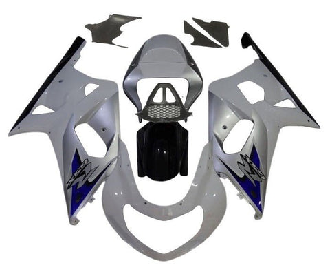 Suzuki GSXR1000 Fairings (2000-2002) White, Silver, Blue, Black at KingsMotorcycleFairings.com