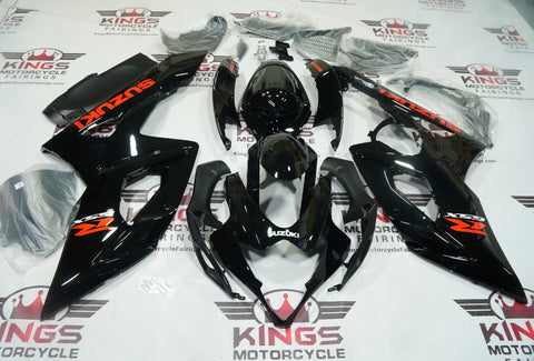 Suzuki GSXR1000 Fairings (2005-2006) Black, Red, White at KingsMotorcycleFairings.com