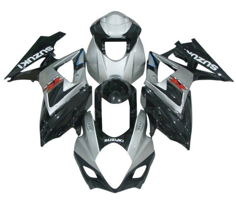 Suzuki GSXR 1000 Fairings (2005-2006) Gray, Black, White, Red at KingsMotorcycleFairings.com