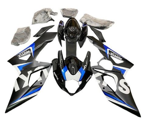 Suzuki GSXR 1000 Fairings (2005-2006) Matte Black, Blue, White, Black at KingsMotorcycleFairings.com