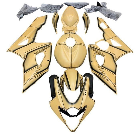 Suzuki GSXR 1000 Fairings (2005-2006) Matte Wheat, Black at KingsMotorcycleFairings.com