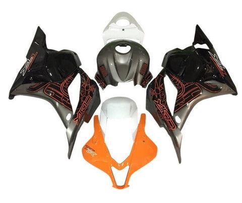 Suzuki GSXR 1000 Fairings (2005-2006) Orange, Silver, Black, White at KingsMotorcycleFairings.com