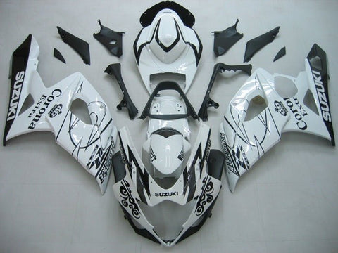 Suzuki GSXR 1000 Fairings (2005-2006) White, Black, Alstare, Corona at KingsMotorcycleFairings.com