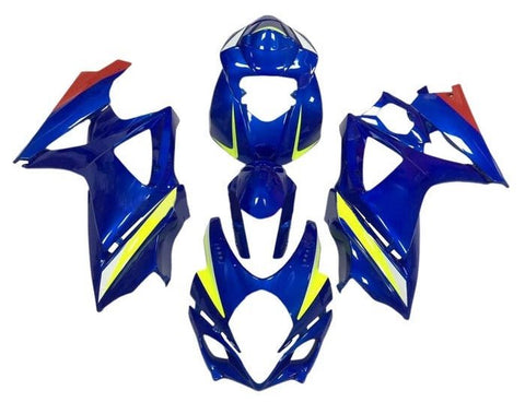 Suzuki GSXR 1000 Fairings (2007-2008) Blue, Yellow, White, Red at KingsMotorcycleFairings.com