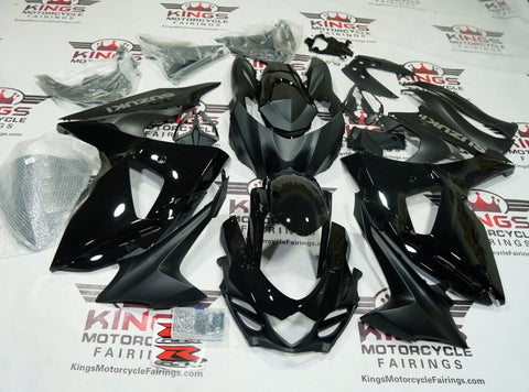Suzuki GSXR 1000 Fairings (2009-2016) Black, Matte Black, Gray at KingsMotorcycleFairings.com