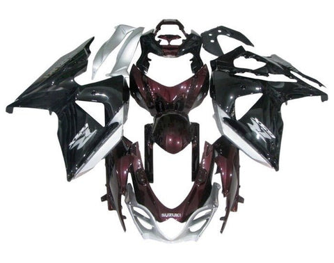 Suzuki GSXR1000 Fairings (2009-2016) Purple, Black, Silver at KingsMotorcycleFairings.com