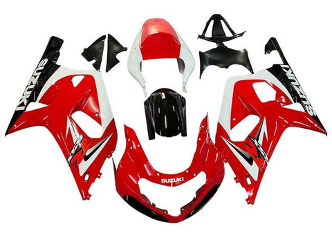 Suzuki GSXR600 Fairings (2000-2003) Red, White, Black at KingsMotorcycleFairings.com