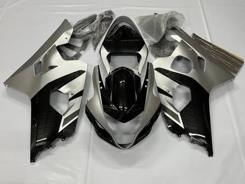 Suzuki GSXR600 Fairings (2000-2003) Silver, Black at KingsMotorcycleFairings.com