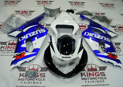 Suzuki GSXR 750 Fairings (2000-2003) Black, Blue, White, Red at KingsMotorcycleFairings.com