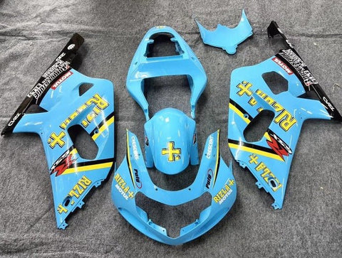 Suzuki GSXR750 Fairings (2000-2003) Blue, Yellow, Black Rizla at KingsMotorcycleFairings.com