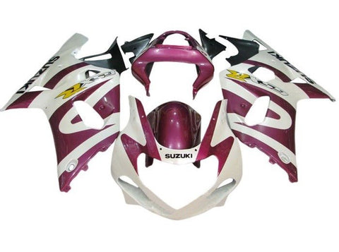 Suzuki GSXR750 Fairings (2000-2003) White, Purple at KingsMotorcycleFairings.com