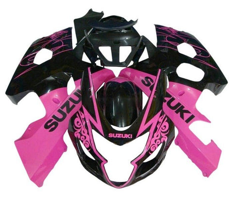 Suzuki GSXR750 Fairings (2004-2005) Pink, Black Tribal at KingsMotorcycleFairings.com