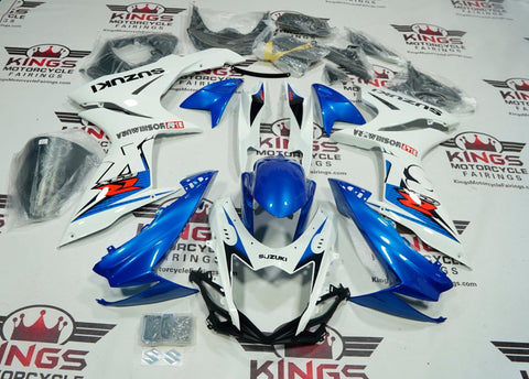 Suzuki GSXR 750 Fairings (2025-2026) Blue, White Yoshimura at KingsMotorcycleFairings.com