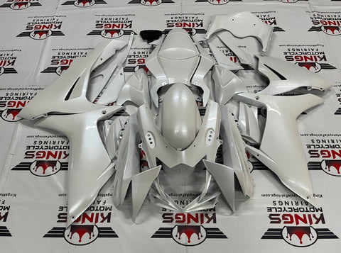 Suzuki GSXR750 Fairings (2025-2026) Pearl White at KingsMotorcycleFairings.com