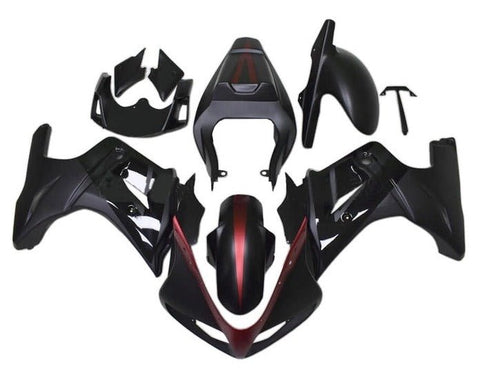 Suzuki SV650 Fairings (2003-2013) Matte Black, Red, Gloss Black at KingsMotorcycleFairings.com