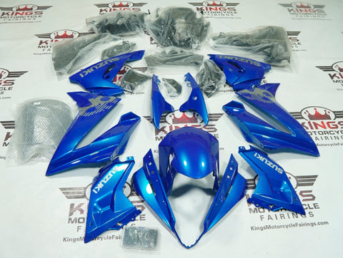 Suzuki GSX-8R Fairings (2024-2025) Blue, Gray from KingsMotorcycleFairings.com