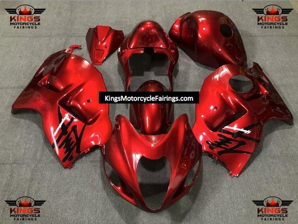 Suzuki GSX1300R Hayabusa Fairings (1999-2007) Red, Black, White at KingsMotorcycleFairings.com