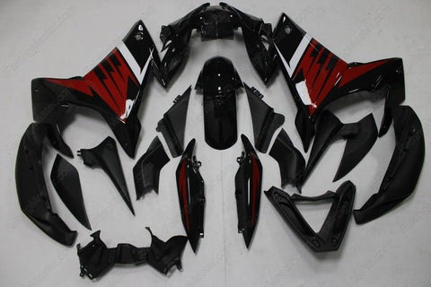 Yamaha FZ6R Fairings (2009-2015) Black, Red, White at KingsMotorcycleFairings.com