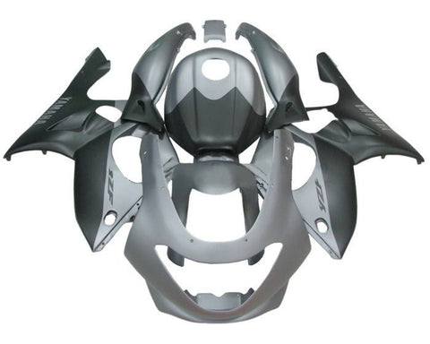 Yamaha YZF600R Thundercat Fairings (1998-2007) Matte Silver, Matte Black at KingsMotorcycleFairings.com