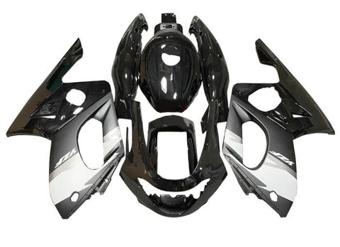 Yamaha YZF600R Thundercat (1998-2007) Black, Matte Black, White, Gray at KingsMotorcycleFairings.com