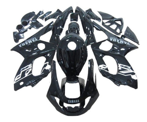 Yamaha YZF600R Thundercat (1998-2007) Black, White, Gray at KingsMotorcycleFairings.com
