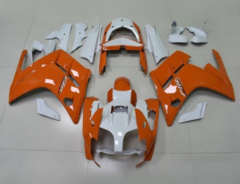 Yamaha FJR1300 Fairings (2007-2012) Orange, White at KingsMotorcycleFairings.com