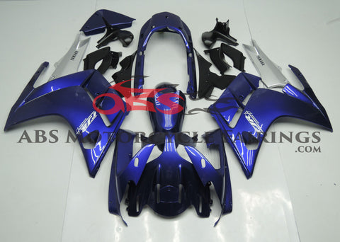 Yamaha FJR1300 Fairings (2007-2012) Blue, Silver at KingsMotorcycleFairings.com