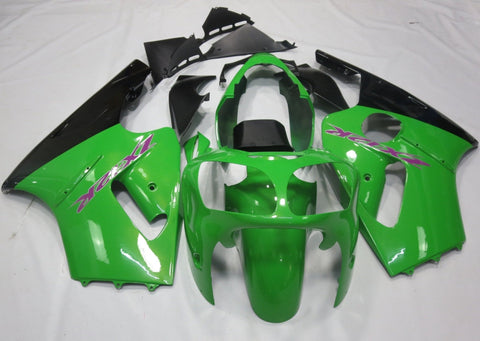 Kawasaki Ninja ZX12R Fairings (2002-2006) Green, Black, Purple at KingsMotorcycleFairings.com