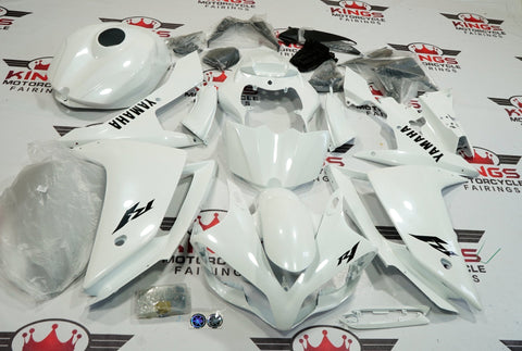 Yamaha YZF-R1 (2007-2008) Pearl White & Metallic Black Fairings